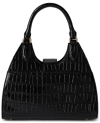 Brahmin Women's Adrian Black Attenborough Satchel Bag