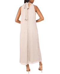 Msk Women's Sleeveless Draped Midi Dress