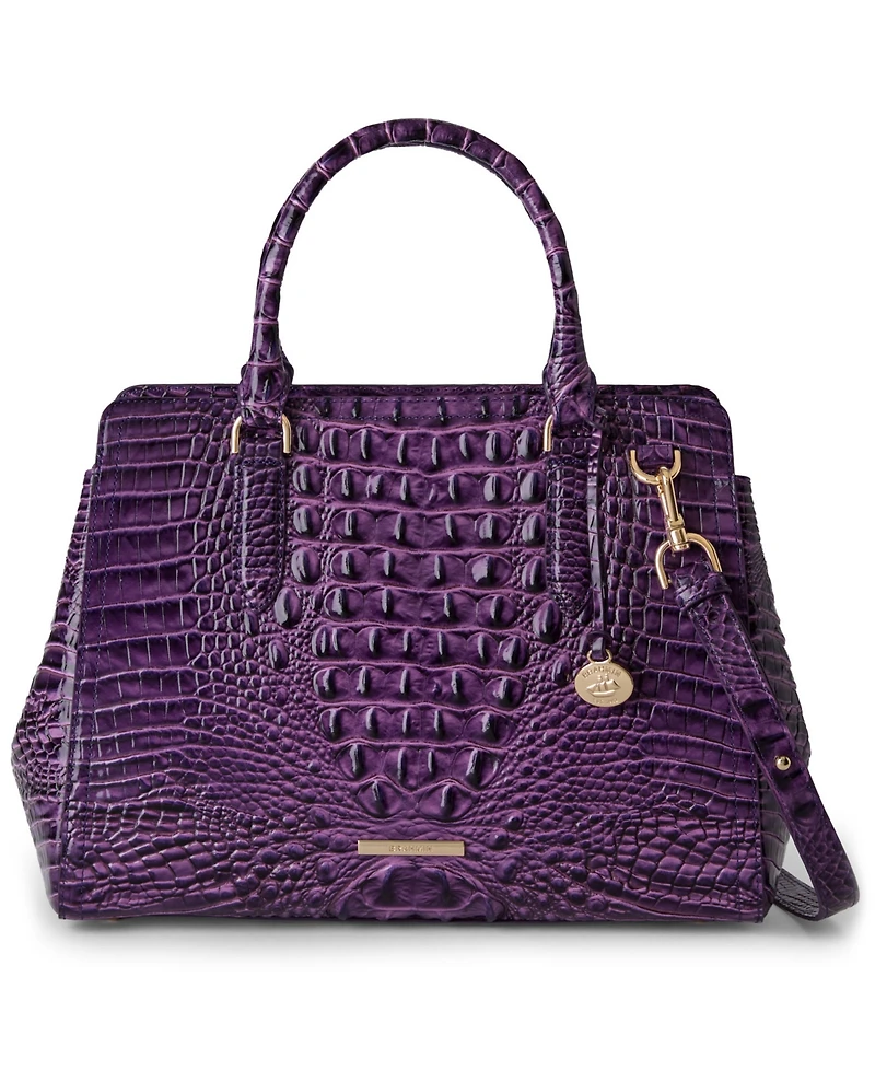 Brahmin Women's Finley Leather Large Satchel Bag