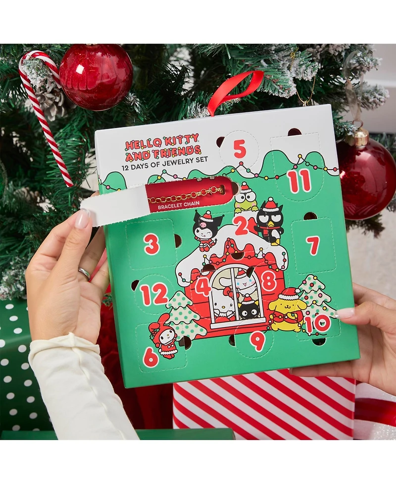 Hello Kitty Sanrio Hello Kitty Fashion Advent Gift Collection: Mix & Match Charms, Earrings, Necklace Christmas Calendar Box Set