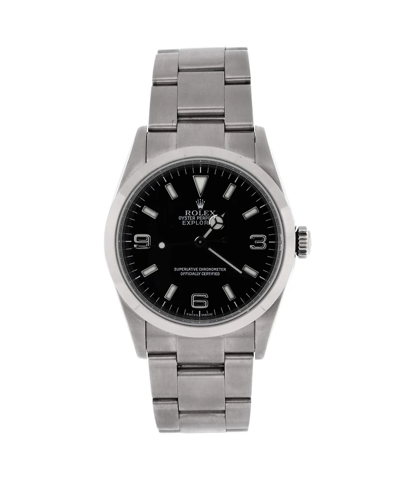 Pre-Owned Rolex Oyster Perpetual Explorer Automatic Watch in Stainless Steel 36mm