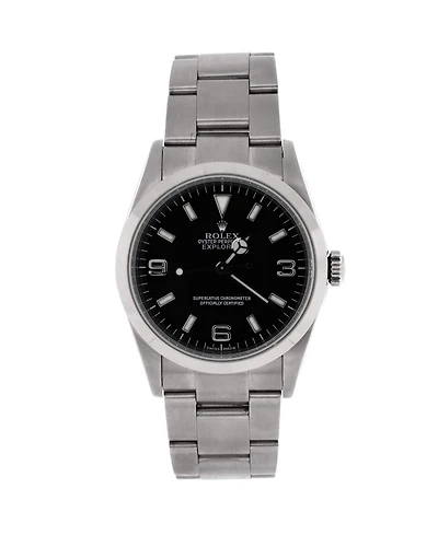 Pre-Owned Rolex Oyster Perpetual Explorer Automatic Watch in Stainless Steel 36mm