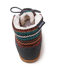 Minnetonka Women's Torrey Lace-up Slipper Booties
