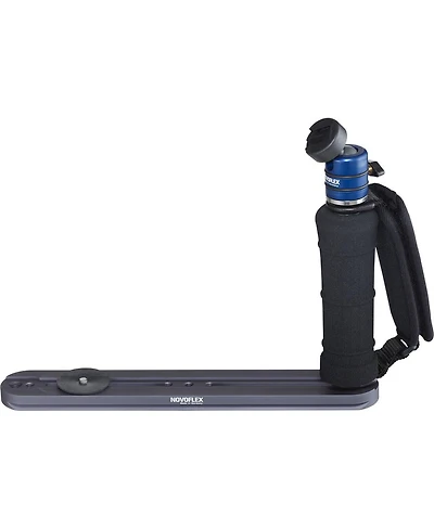 Novoflex Flash Bracket with Padded Grip, Strap and Ball Head.