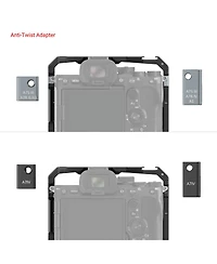 SmallRig 3594 Full Camera Cage for Sony Alpha 7S Iii/Alpha 7 Iv/Alpha 7R Iv/Alpha 1 with Vg-C4EM Battery Grip