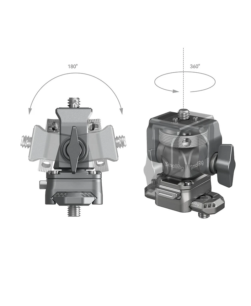 SmallRig HawkLock H21 Quick Release Monitor Support with Nato Clamp