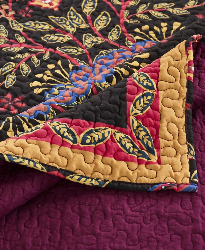 Greenland Home Fashions Jessa Vintage Boho 3-Pc. Quilt Set
