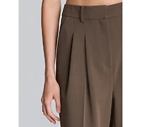 Kenneth Cole Women's High Rise Wide Leg Pants