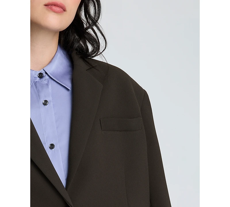 Kenneth Cole Women's Two-Button Boyfriend Blazer
