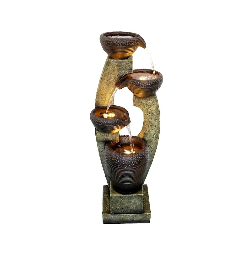 SunJet 39.3" H Modern Outdoor Fountain