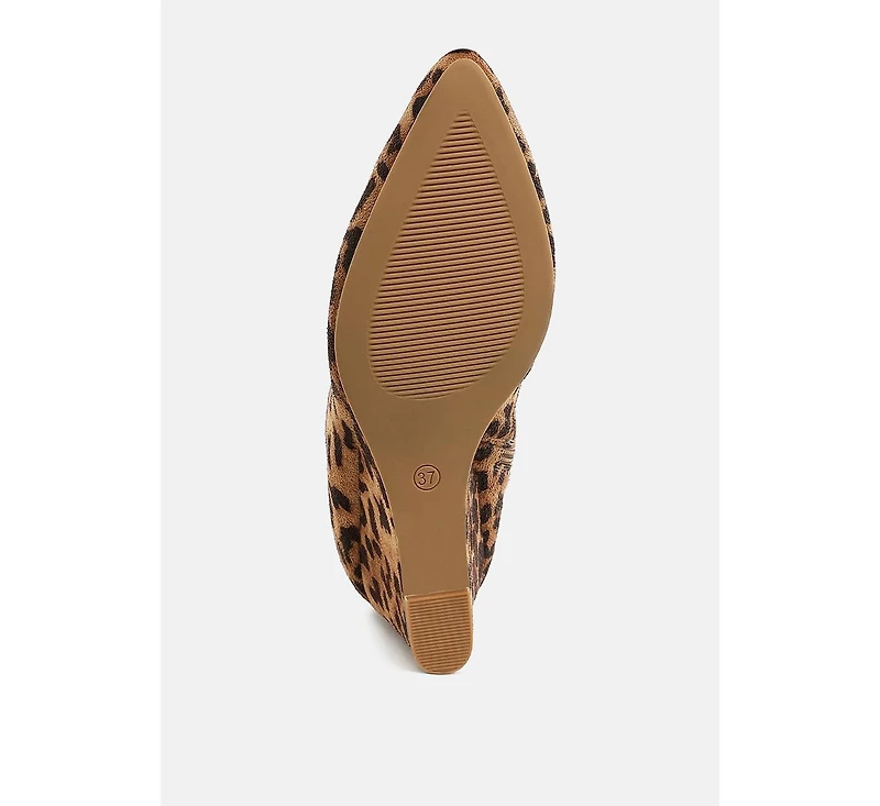 Yara Microfiber Wedge Sock Boots Women