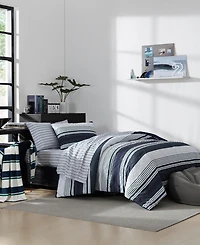 Nautica Lakefront Printed Embossed 6-Pc. Comforter Set, Twin/Twin Xl