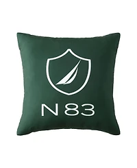 Nautica N83 Boat Printed Square Decorative Pillow, 18" x 18"