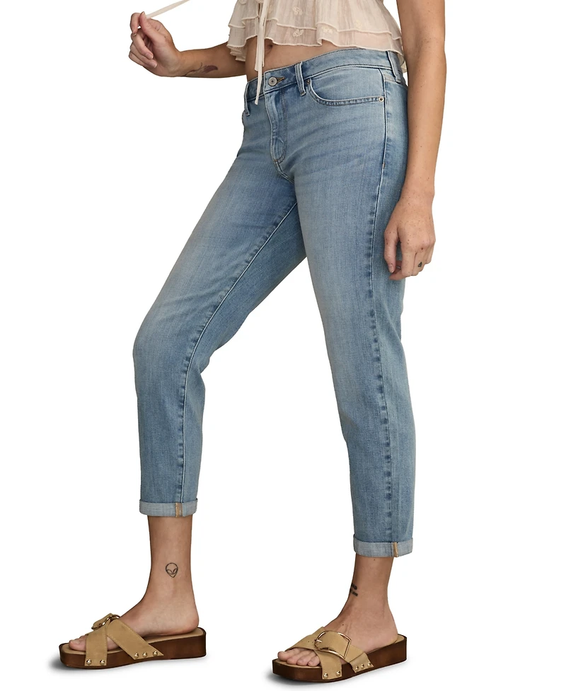 Lucky Brand Women's Sienna Boyfriend Mid Rise Jeans
