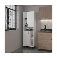 We Have Furniture Bentonia Pantry, Kitchen, White