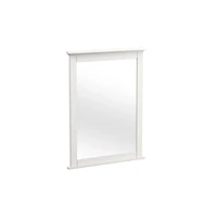 Westwood Design Lodge Farmhouse Style Wood Mirror in Cream Finish