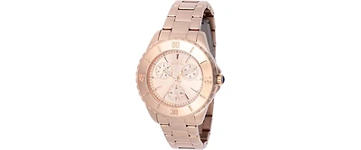 Invicta Women's 48403 Angel Quartz Chronograph Rose Gold Dial Watch