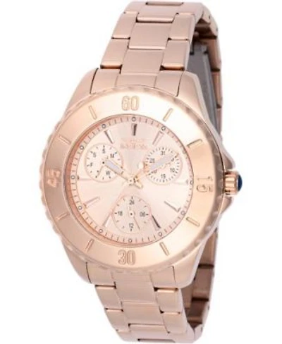 Invicta Womens 48403 Angel Quartz Chronograph Rose Gold Dial Watch