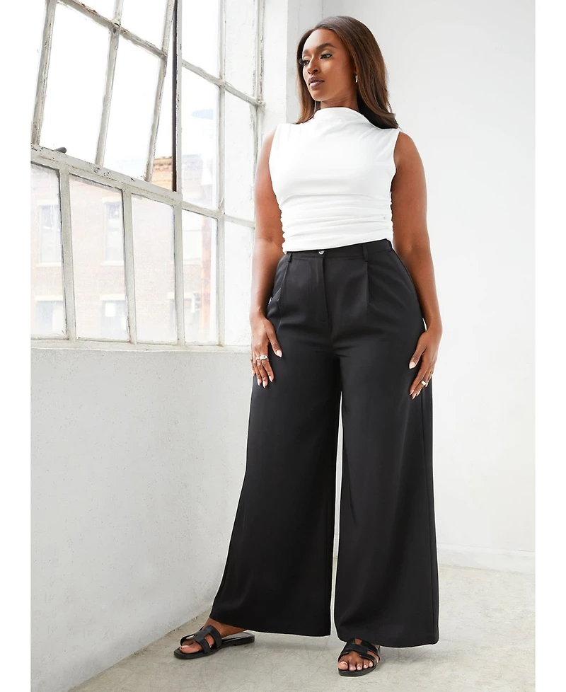 Rebdolls Plus High Neck Full Length Top