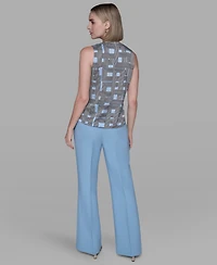 Karl Lagerfeld Paris Women's Sleeveless Top