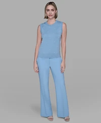 Karl Lagerfeld Paris Women's Round Neck Top