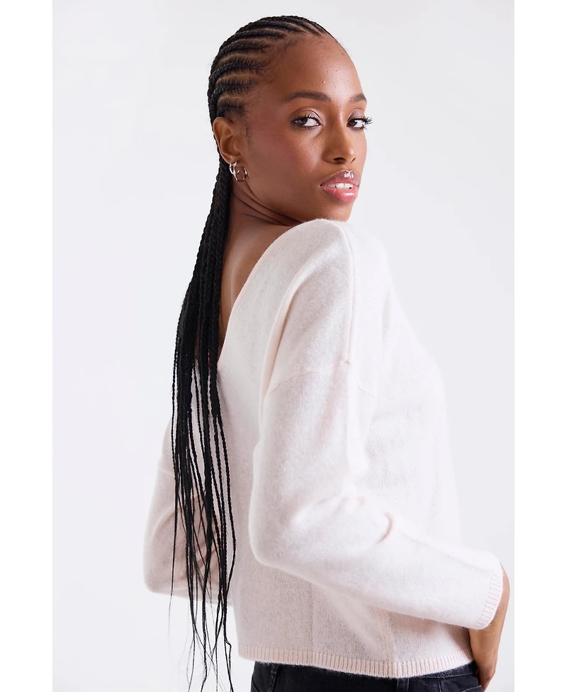 1982 Women's Leyla Low Back Cashmere Sweater