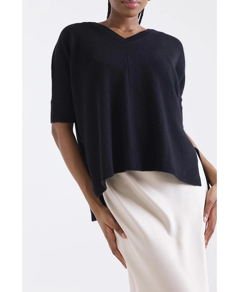 1982 Women's Venetia Vee V-Neck Cashmere Sweater
