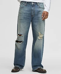 Mode of One Men's Baggy Washed Jeans, Macy's Exclusive