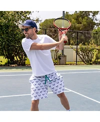 Sant and Abel Men's Tennis Navy Sleep Shorts
