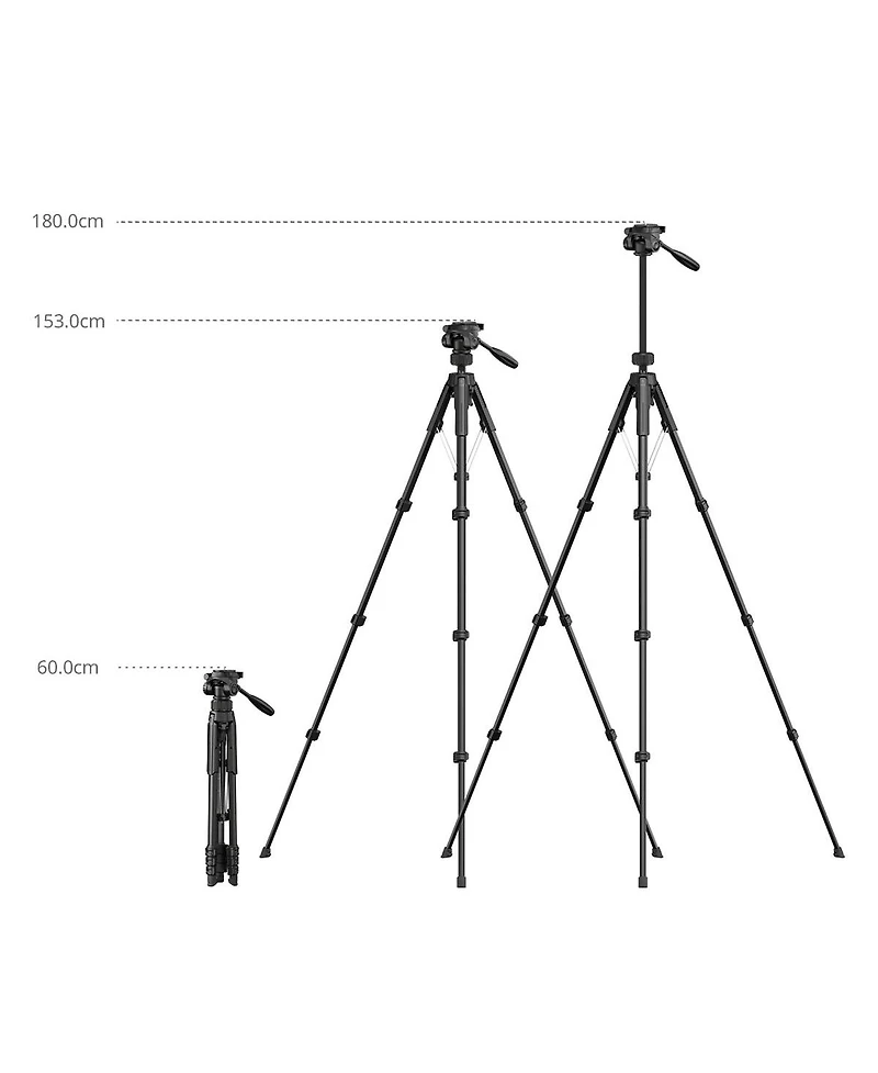 SmallRig Ap-21 Stalite 4-Section Portable Tripod with Ball Head, Black