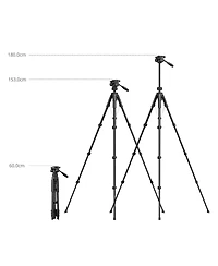 SmallRig Ap-21 Stalite 4-Section Portable Tripod with Ball Head, Black