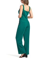 Bcx Women's Twill Pleated Wide Leg Pants