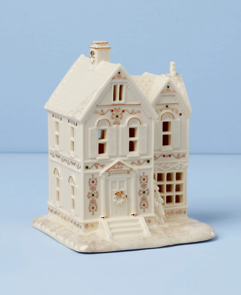 From The Vault! Lenox Mistletoe Park Victorian House, Exclusively at Macy's