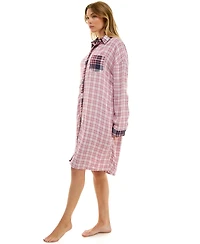 Roudelain Women's Collared Sleepshirt