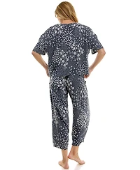Roudelain Women's Boxy T-Shirt and Barrel Leg Pants Set