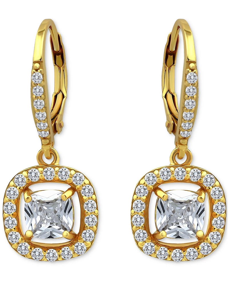 Giani Bernini Drop Earrings (2-1/2 ct. t.w.) in 18K Gold Plated Sterling Silver, Macy's Exclusive