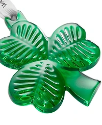 Waterford Mini Green Shamrock Ornament