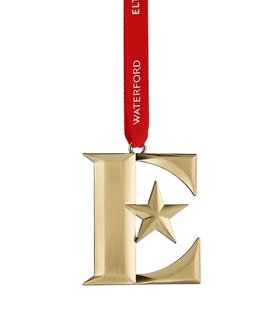 Waterford Elton John Golden E Icon Ornament