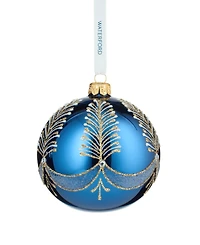 Waterford Holiday Heirlooms Blue Bauble Ornament