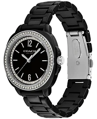 Coach Women's Kitt Black Ceramic Bracelet Watch, 34mm
