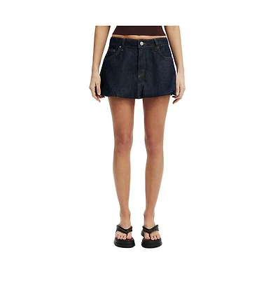 Cotton On Women's Bubble Denim Skirt