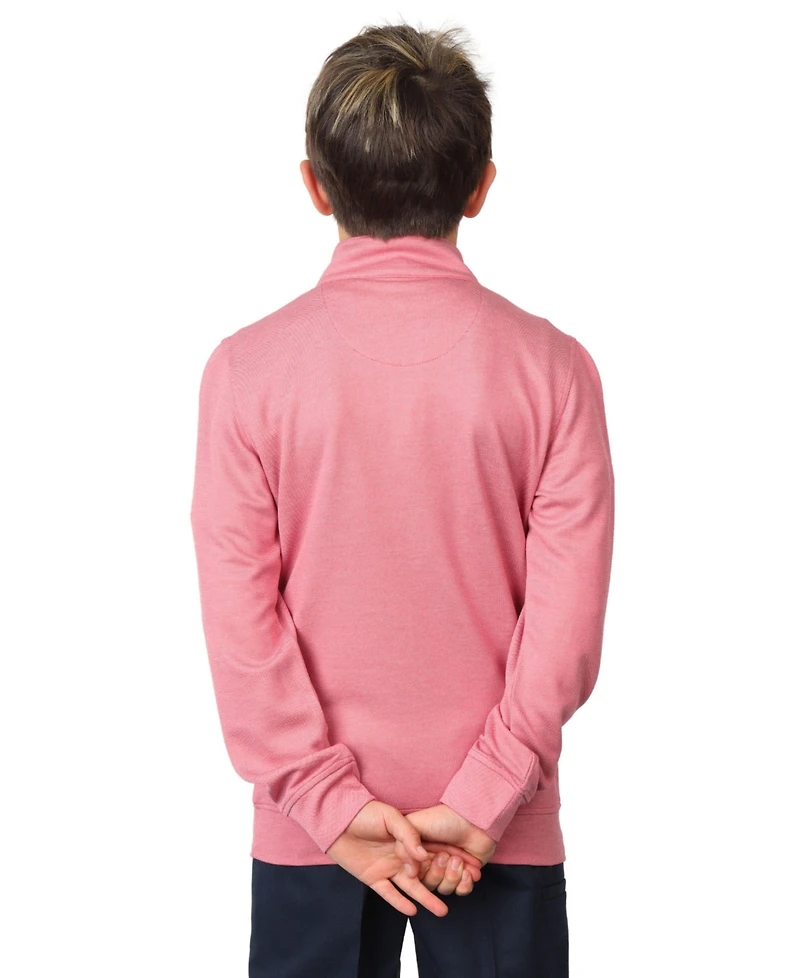 TailorByrd Boys Modal Quarter Zip