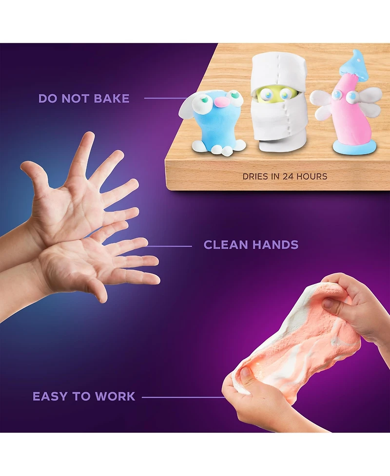 Okto Air Clay Set – 24 Colors “Pastel”