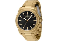 Invicta Men's Speedway Quartz 3 Hand Black Dial Watch