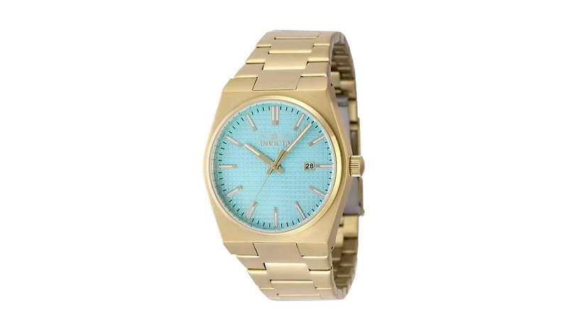 Invicta Men's 48401 Speedway Quartz 3 Hand Light Blue Dial Watch