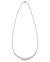 Diamond Gradient Necklace (2 ct.t.w.) in 10k White Gold