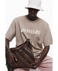 Desigual Men's Short-sleeve T-shirt with textured logo