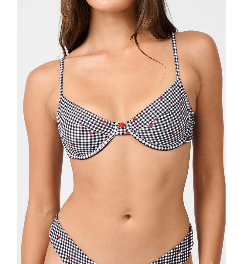 WeWoreWhat Full Coverage Underwire Bikini Top