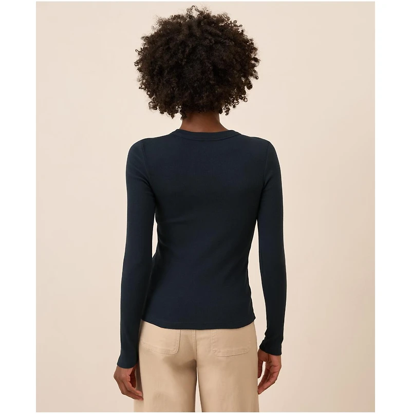 Pact Women's Perfect Rib Long Sleeve Tee