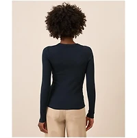 Pact Women's Perfect Rib Long Sleeve Tee